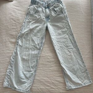Zara girls Relaxed Fit Light Denim Jeans